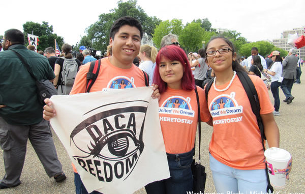 Sheridan_Aguirre_at_White_House_DACA_protest_insert_c_Washington_Blade_by_Michael_K_Lavers