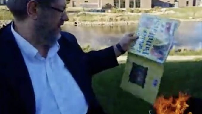 Book burning Christian