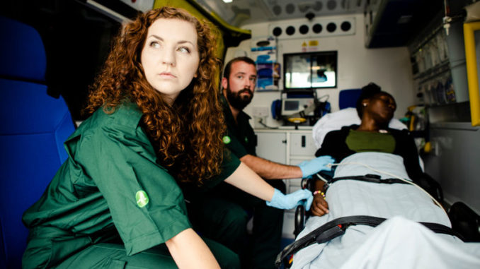 Paramedics,With,A,Patient,In,An,Ambulance