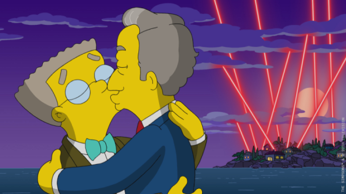 Smithers kiss