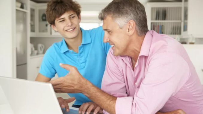 Father son chat