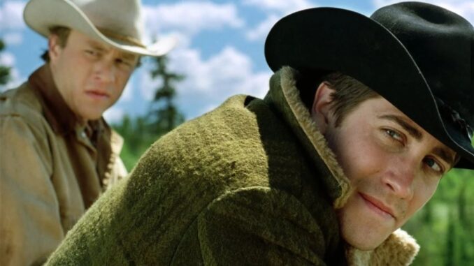 Brokeback Mountain bts pics